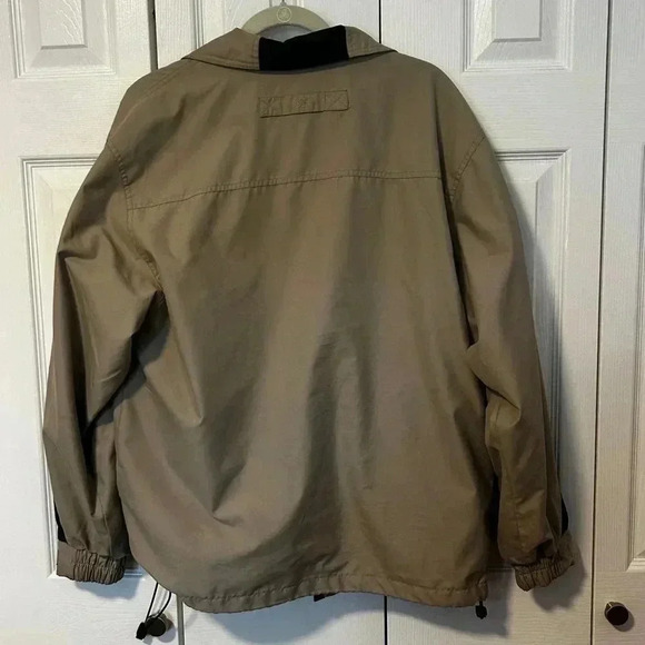 North End All Climate Wear Khaki Windbreaker Jacket Size Small - Picture 7 of 11